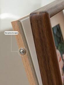 1PC High-End Mortise And Tenon Structure Solid Wood Photo Frame,Place Photo Frame Desktop Photo Frame Solid Wood Creative Photo Frame Frame Gifts Birthday Graduation