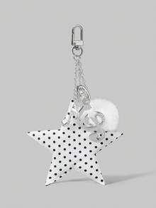 ROMWE Anime 包袋饰物 - 黑與白 - 查看 2