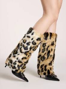ROMWE Goth Women Leg Warmers - Black brown - View 2
