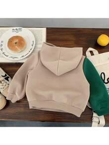 Pixure 男婴针织恐龙图案连帽休闲卫衣，长袖上衣，卫衣，男婴服装，恐龙服装，恐龙卫衣，连帽卫衣，婴儿卫衣 - 彩色 - 查看 2