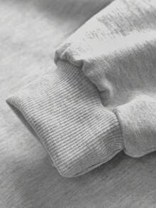 Resyla 重工蝴蝶结串珠饰品灰色连帽女毛绒毛衣，甜美可爱，适合秋冬季，蝴蝶结饰品，串珠装饰，现在流行，时尚T恤，漂亮的运动衫，兄弟姐妹礼物，姐妹礼物，妈妈礼物，母亲节礼物，休闲简约时尚上衣 - 淺灰色 - 查看 4