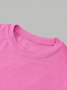 INAWLY 3pcs/Set Kaos Wanita Lengan Panjang Polos Model Kerah Bulat Pas Badan - MultiWarna - View 4