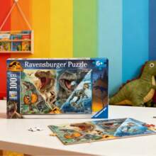 Ravensburger Jurassic World Domination 100 Piece Jigsaw Puzzle Age 6 Years+ 13341 - Multicolor - View 5
