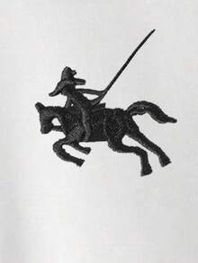 Resyla Women's Hooded Zip-Up Sweatshirt, Centaur Print Pattern, Casual Outerwear For Teachers, Back To School, Graduation, Daily Wear, Winter Jacket, Fashionable And Versatile, Women Hooded Long Sleeve Sweatshirt - White - View 6