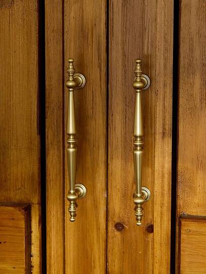 Cirelle 1 件法式豪华小橱柜门把手，金色抽屉拉手，复古衣柜橱柜门把手