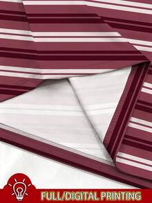 INAWLY Women's Casual Everyday Oblique Shoulder Striped T-Shirt, Summer - Multicolor - View 4