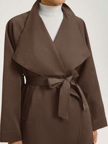 Aveloria Rosie Jachetă nouă, stil coreean, de înaltă calitate, casual, cu talie strânsă, rezistentă la vânt