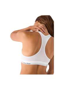 Calvin Klein Women's Unlined Bralette - White - View 4