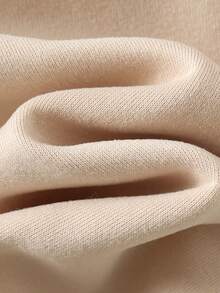 Cozy Pixies 6件套男童装饰徽章圆领长袖卫衣和松紧腰裤 - 卡其色 - 查看 9