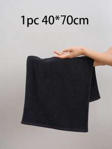 QIBHI 1/2/3pcs 100% Cotton Jacquard (Lightweight) Fabric, Not Thick, Choose Towel/Bath Towel, Multiple Sizes Available, Convenient For Home Use And Travel, Guest Use, Cotton Terry, Absorbent And Soft, Suitable For Bathroom, Swimming Pool, Luxurious Choice Of Your Preferred Size - Orange - View 23