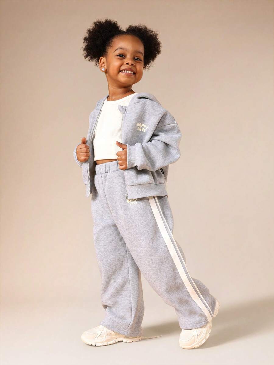 SUMWON 少女连帽衫和卫衣套装 度假 - 淺灰色 - 查看 1