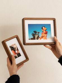 1PC High-End Mortise And Tenon Structure Solid Wood Photo Frame,Place Photo Frame Desktop Photo Frame Solid Wood Creative Photo Frame Frame Gifts Birthday Graduation