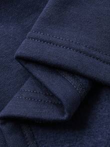 Dazy Kids Teen Girl Striped Print Long Sleeve Sweatshirt And Mini Skirt Set