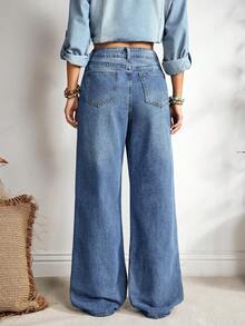 EMERY ROSE Women's Casual Denim Pants, Stylish For Summer