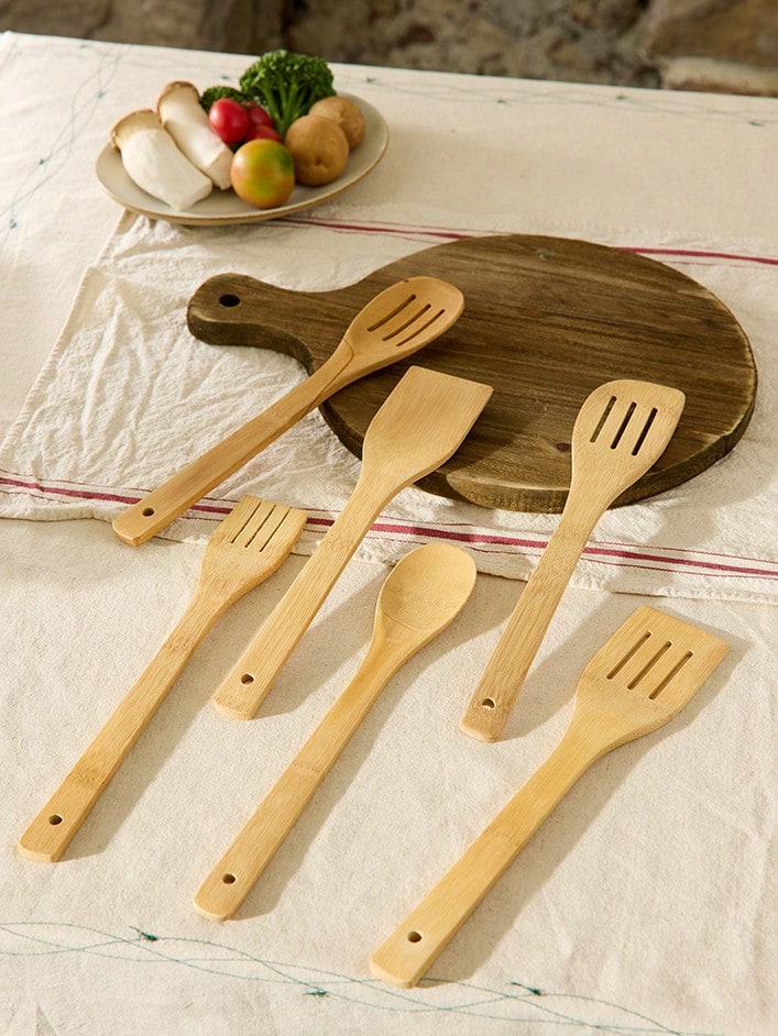 Cirelle 1 chiếc dụng cụ nhà bếp chuyên nghiệp cán tre, dụng cụ nấu nướng thiết yếu, dụng cụ làm bánh, quà tặng đầu bếp, dụng cụ bền bỉ cho gia đình và nhà hàng. - Nhiều màu - Xem 1