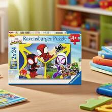 Ravensburger Spidey 2x24 Piece Jigsaw Puzzle Age 4 Years+ 5729 - Multicolor - View 4