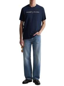 Tommy Hilfiger Men's T-Shirts Dark Blue - Dark Blue - View 3