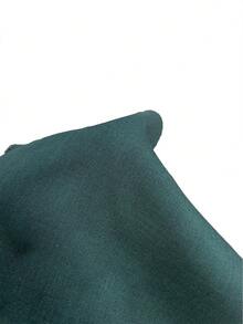 Franclia 法式格纹袖口微修身通勤休闲夏季西装外套 - 墨綠色 - 查看 6