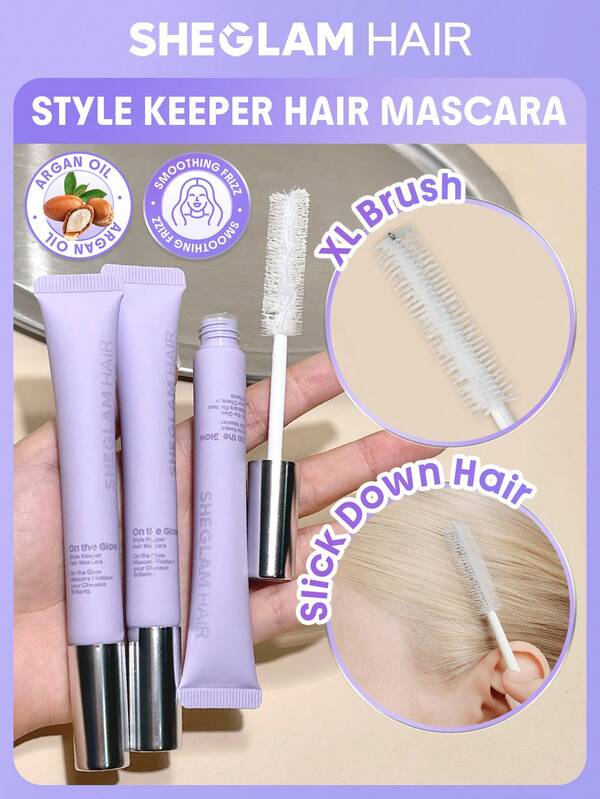 SHEGLAM HAIR Cremă de păr On The Glow 1-Minute Revive Rich - 25g, balsam de păr hidratant fără clătire, cremă fără clătire, control al încrețirii timp de 72 de ore, hrănire profundă, protecție multi-acțiune pentru părul grav deteriorat sau încrețit care necesită îngrijire intensivă Absolvire Ziua de naștere Vacanţă Summer Toamnă Autumn Y2K Fantezie Modă Femei Inventa Cosmetic Parte Plajă Voiaj Camping În aer liber Şcoală Campus Festivaluri Decor Cadou Prezent Trandafir Fată Cel mai bun Culoare Farmec Atmosferă roz Crăciun Anul Nou Ziua Recunoștinței Ziua Îndrăgostiților