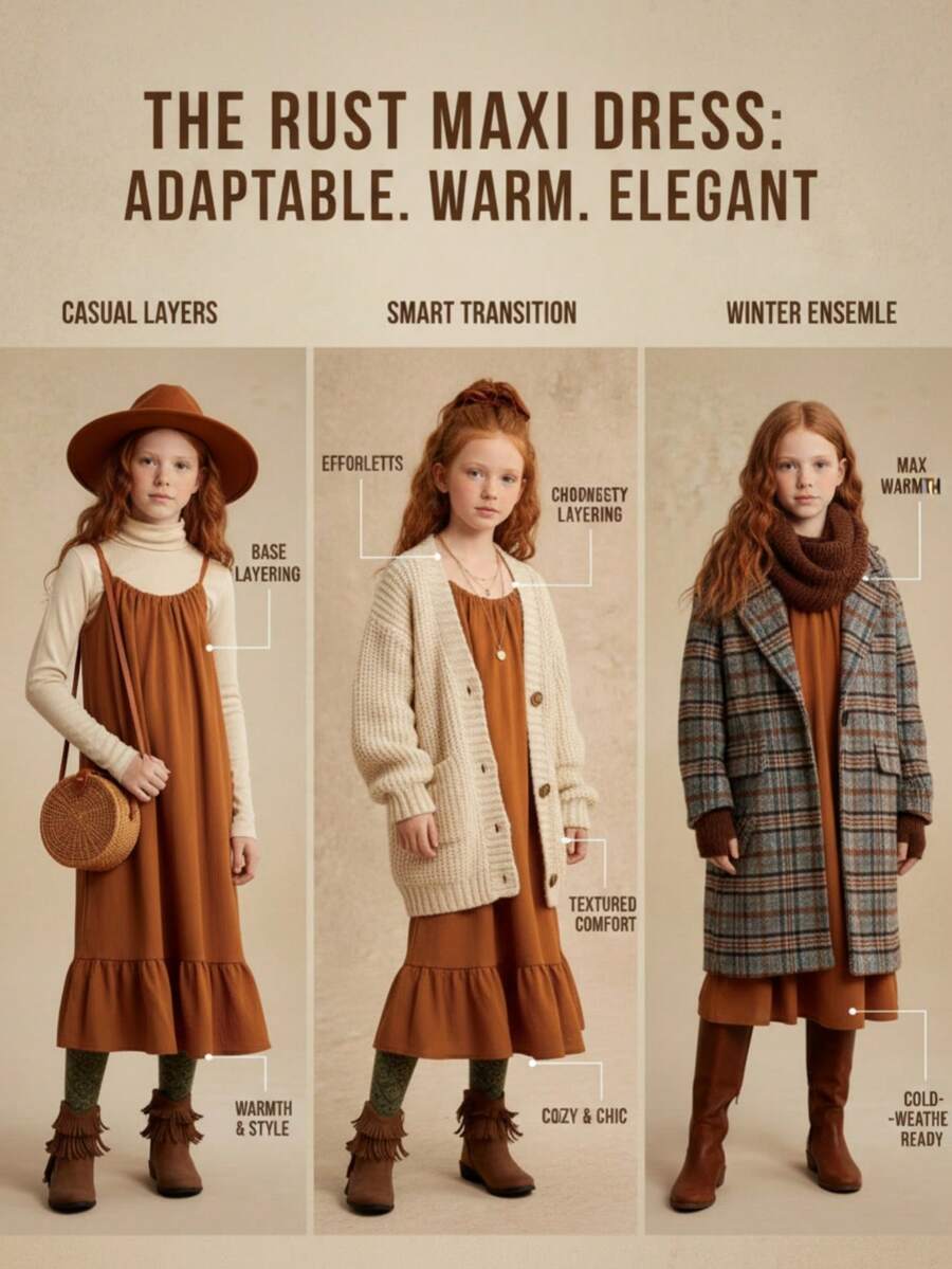 Tween Girls Minimalist Butterfly Decor Cami Maxi Dress, Suitable For Outdoor Activities, Daily Themed Events, Vacation, Music Festivals, Parties And Other Social Occasions