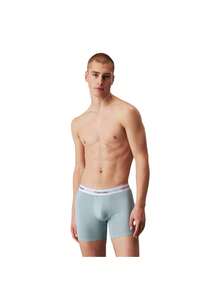 Calvin Klein 3 Pack Men's Boxer Briefs - Blue - View 3