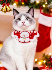 PETSIN 1 Pet Christmas Collar; Pet Bib; Pet Christmas Necklace; Pet Accessories; Pet Supplies - Multicolor - View 17