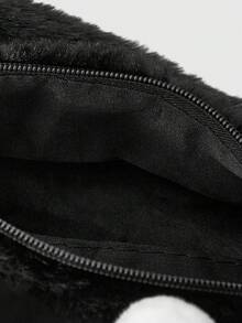 ROMWE Anime Bolsos de hombro para mujer - Negro - Ver 5