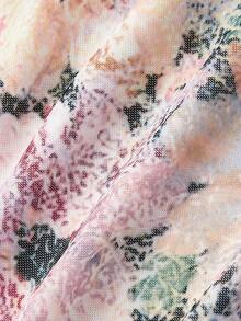 SHEIN MOD 女士时尚花卉打结抹胸上衣，花卉抹胸上衣，无肩带衬衫，印花上衣，适合度假、海滩、新年等场合，优雅派对上衣，女士海滩装，海滩时尚，别致女士上衣，花卉上衣，粉色上衣，美学上衣，节日，乡村，下午茶派对，夏季度假上衣，情人节女士上衣，春季女士上衣 - 彩色 - 查看 6