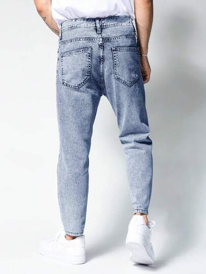 Street Life Jeans slim de poche décontractés pour hommes