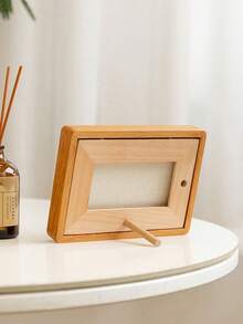 1PC High-End Mortise And Tenon Structure Solid Wood Photo Frame,Place Photo Frame Desktop Photo Frame Solid Wood Creative Photo Frame Frame Gifts Birthday Graduation