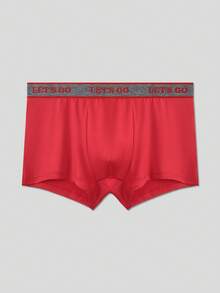 SHEIN 5pcs/Set Men's Simple Printed Boxer Briefs - Multicolor - View 8