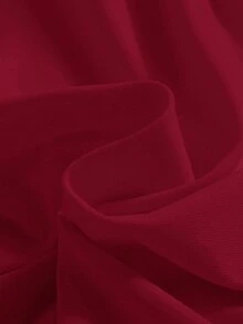 SHEIN 男童宽松休闲圆领拼色长袖T恤和裤子，2件套运动套装男童运动服儿童健身服男童运动服儿童运动服