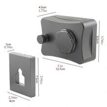 1件装可伸缩隐形室内/阳台钢制晾衣绳，浴室可伸缩晾衣绳，春季简约风，夏季上衣 - 彩色 - 查看 3