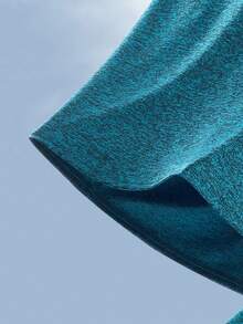 SHEIN Tween Boy Colorblock Pattern T-Shirt & Shorts Sports Outfit 2pcs Set - Blue - View 6