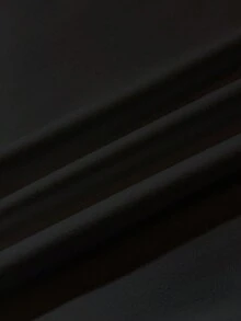 SHEIN EZwear Cross Print Pattern Autumn New Loose Batwing Sleeve Asymmetrical Shoulder Rolled Hem Sexy Women Pullover T-Shirt Graphic - Black - View 5