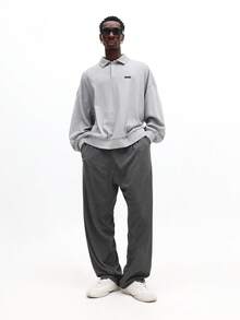 SUMWON Men Polo Co-Ords - Grey - View 1