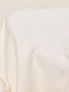 Lyxana 女式深 V 背绑带针织上衣 - 杏色 - 查看 9