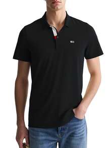 Tommy Hilfiger Men's Polo Shirts Black - Black - View 1
