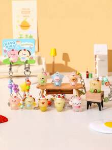 Cartoon Animal Couple Set - Paired Bag Charms, High-Value Pendant Accessories - Multicolor - View 2