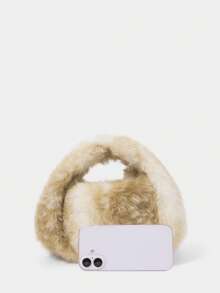 SHECARRY Ladies, Women Top Handle Bags,Animal Print,Fashionable, Elegant , Simple, Personalized, Versatile, Classic, For Commute, Office,Date, Daily,Shopping, Afternoon Tea, Autumn And Winter - Deer pattern yellow - View 5