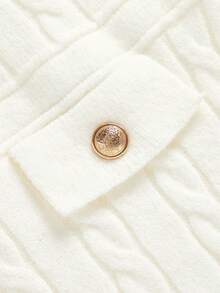 Ellevyn 女士优雅通勤蝴蝶结刺绣修身针织连衣裙