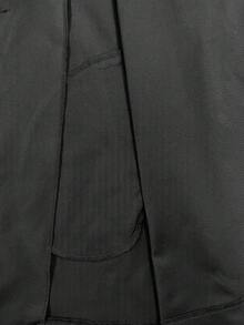 Franclia 时尚法式复古H型腰带收腰翻领驼色女秋冬风衣