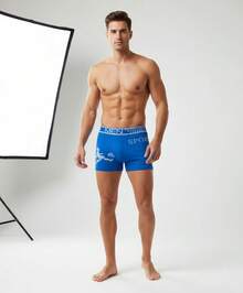 Men Trunks - Blue - View 2