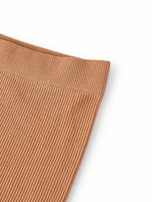 Ocili 5pcs/Pack Seamless Mid-Waist Briefs, Leisure Minimalist Comfortable Underwear