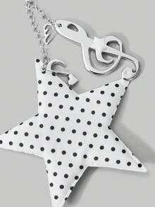 ROMWE Anime 包袋饰物 - 黑與白 - 查看 3