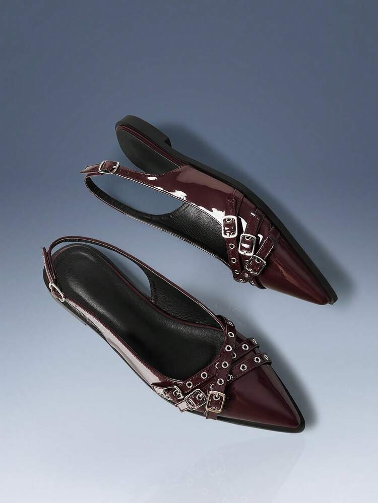 CUCCOO GRLICON Women's Fashion Flat Loafers, Y2K Punk Style, Suitable For Commuting, Motorcycle Chic, Spring/Summer, Vacation, Travel, 2000s Style