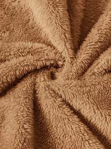 SHEIN Abrigo de invierno con capucha acolchado y forro térmico, cómodo y versátil para adolescentes