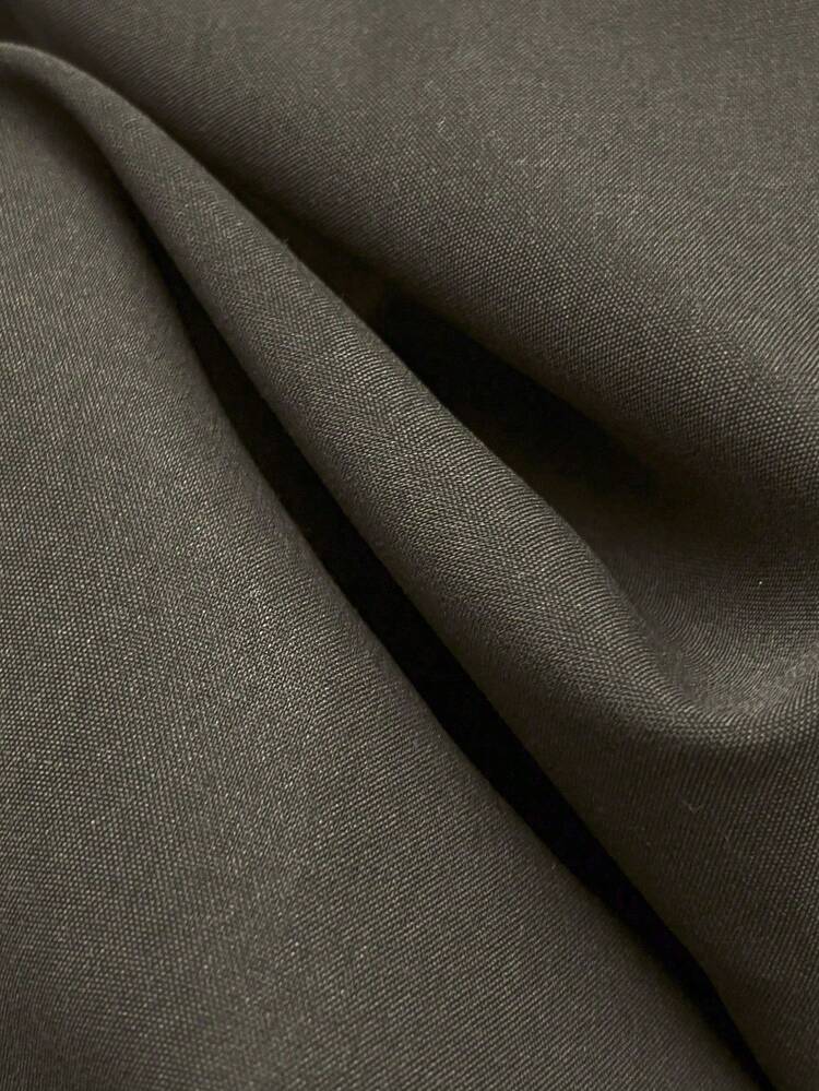 INAWLY Camisa casual de mujer con diseño de capas y mangas con puños con cuello - Verde militar - Añade 5