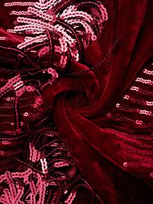 SHEIN Clasi 流苏亮片吊带紧身迷你连衣裙，优雅时尚，适合派对 - 紅色 - 查看 9