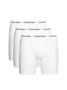 Calvin Klein 3 Pack Men's Boxers - 白色 - 查看 1